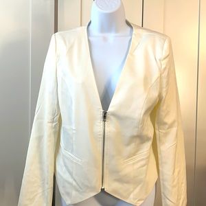 Forever 21 ivory career jacket
